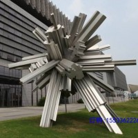 定制大型不锈钢雕塑现代抽象园林校园城市地标性金属景观摆件