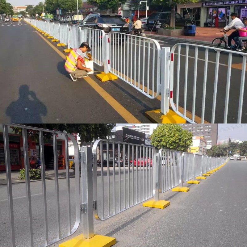 道路隔离栏杆 市政护栏 马路隔离栏路中央隔离栏定制生产