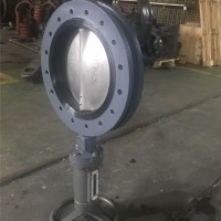 跃正船用螺旋式中心型U型法兰蝶阀GB/T3036-94