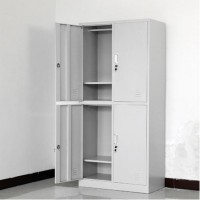 四门加厚更衣柜 可拆装活动层板 存储空间利用率更高