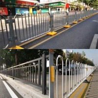 定制市政马路边隔离护栏 人行道路侧机非隔离栏杆 路中央护栏