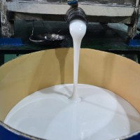 仿真山水模具制造用RTV2液态硅橡胶乳白色胶浆