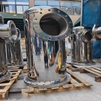 不锈钢压缩空气过滤器不锈钢精密气体过滤器 油水分离器氨气过滤