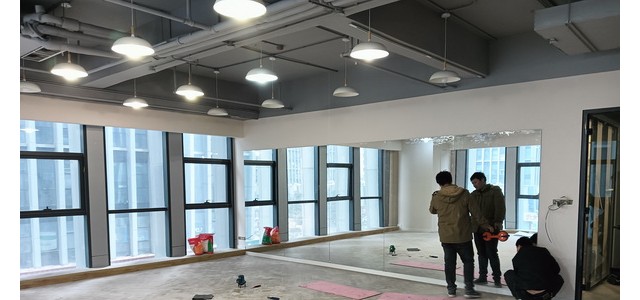 南京舞蹈房镜子加工安装