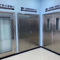 办公楼不锈钢隔热防火门厂家，任丘宏安不锈钢防火门