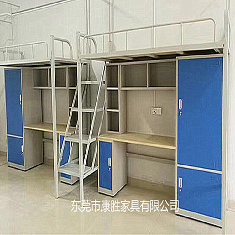 两连体加厚宿舍床 稳固可靠实用性强