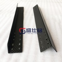 碳纤维异形件碳纤维L角加工 碳纤维机器人配件
