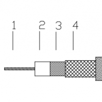 RG174 LL莱尼Dacar462车载数据传输电缆