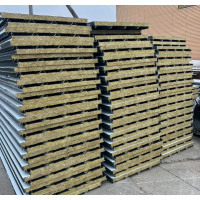 防潮岩棉夹心复合墙板多规格保温材料