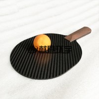 碳纤维加固木把手乒乓拍底板 低风阻拍型 新手入门/比赛备用拍