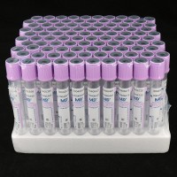 紫色管帽EDTA-K2抗凝PET真空采血管_抽血管_血常规管