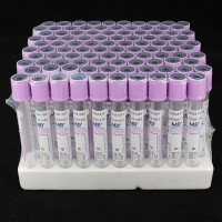 紫色EDTA-K3抗凝PET材质真空采血管_抽血管_血常规管