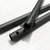 碳纤维圆管（带孔款）高强度  易安装 工业结构件减重优选