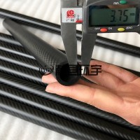 高强度碳纤维圆管 耐高温耐腐蚀 工业机械医疗器械用