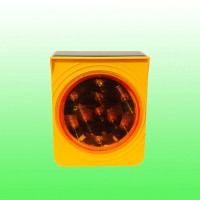 护栏同步路障灯 太阳能小黄灯led警示灯生产厂家