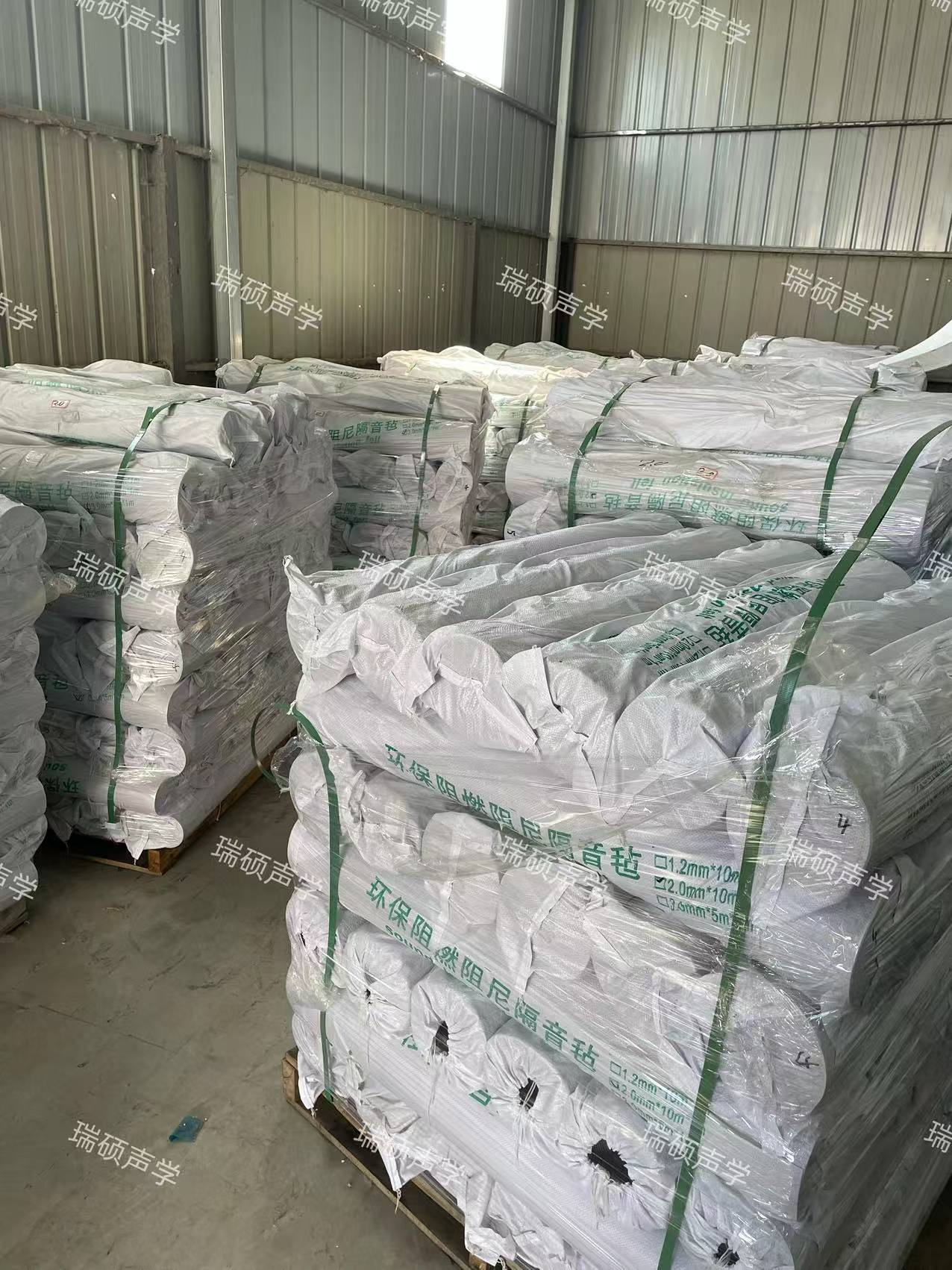 河北阻尼隔音毡阻燃墙面防火阻燃影院隔音卷材