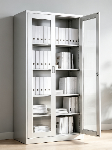 厂家直供加厚双开门文件柜管理资料方便又轻松