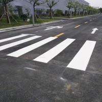 常熟马路交叉路口划线、工厂地面交通标线