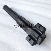 CNC 加工碳纤维异形棒 打孔开槽构件 机械设备配件